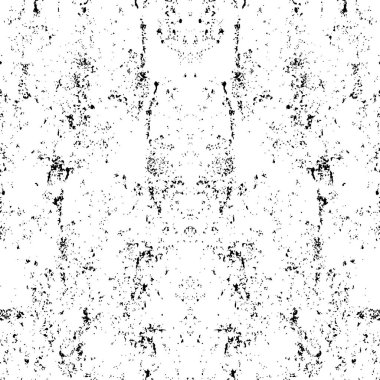 Klasik siyah beyaz monokrom grunge dokusu. Mürekkep lekeleri, sıçramalar, çizgiler.