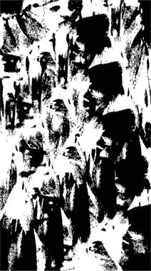 Klasik siyah beyaz monokrom grunge dokusu. Mürekkep lekeleri, sıçramalar, çizgiler.