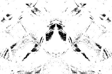 Klasik siyah beyaz monokrom grunge dokusu. Mürekkep lekeleri, sıçramalar, çizgiler.