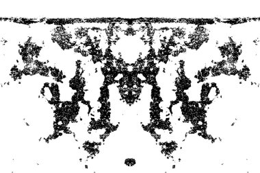 Siyah beyaz desenli, lekeli, çizikli ve çizgili sıkıntılı bir arka plan. Soyut vektör illüstrasyonu