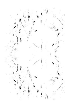 Siyah beyaz desenli, lekeli, çizikli ve çizgili sıkıntılı bir arka plan. Soyut vektör illüstrasyonu