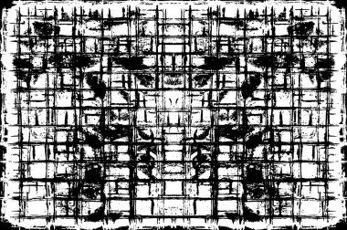 soyut siyah ve beyaz grunge şablonu, vektör illüstrasyonu