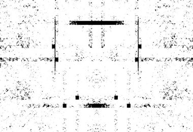 arkaplan için soyut siyah ve beyaz grunge şablonu, vektör illüstrasyonu