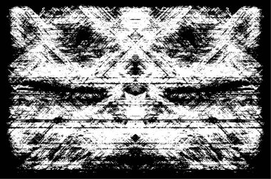 arkaplan için soyut siyah ve beyaz grunge şablonu, vektör illüstrasyonu