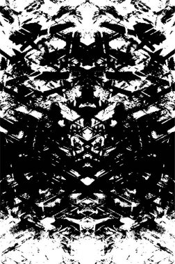 arkaplan için soyut siyah ve beyaz grunge şablonu, vektör illüstrasyonu