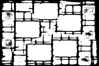 arkaplan için soyut siyah ve beyaz grunge şablonu, vektör illüstrasyonu