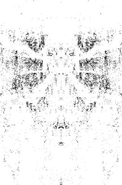 arkaplan için soyut simetrik siyah ve beyaz grunge şablonu, vektör illüstrasyonu