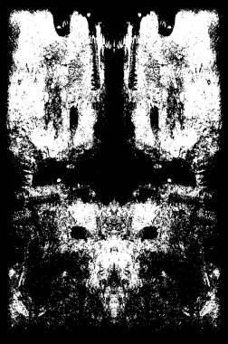 arkaplan için soyut simetrik siyah ve beyaz grunge şablonu, vektör illüstrasyonu