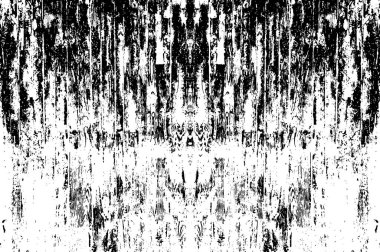 arkaplan için soyut simetrik siyah ve beyaz grunge şablonu, vektör illüstrasyonu