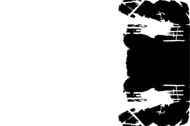 arkaplan için soyut siyah ve beyaz grunge şablonu, vektör illüstrasyonu