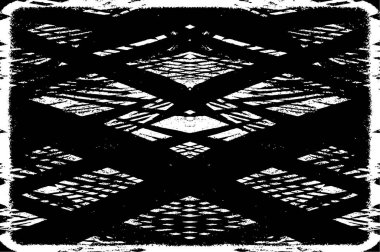 arkaplan için soyut siyah ve beyaz grunge şablonu, vektör illüstrasyonu