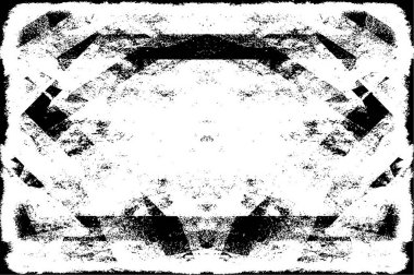 arkaplan için soyut siyah ve beyaz grunge şablonu, vektör illüstrasyonu