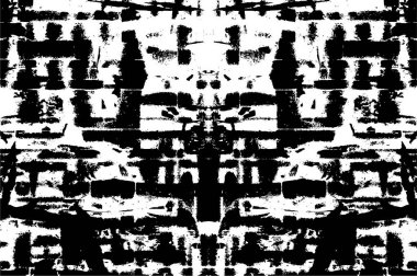 soyut siyah ve beyaz grunge şablonu, vektör illüstrasyonu