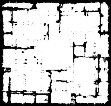 soyut siyah ve beyaz grunge şablonu, vektör illüstrasyonu