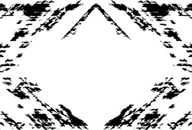 soyut siyah ve beyaz grunge şablonu, vektör illüstrasyonu