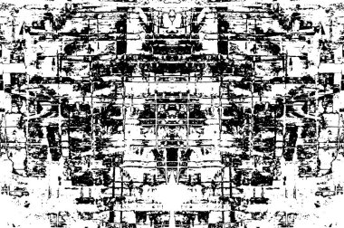 Tek renkli ağ benzersiz bir illüstrasyon. siyah ve beyaz tasarım.