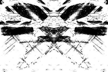 Tek renkli ağ benzersiz bir illüstrasyon. siyah ve beyaz tasarım.