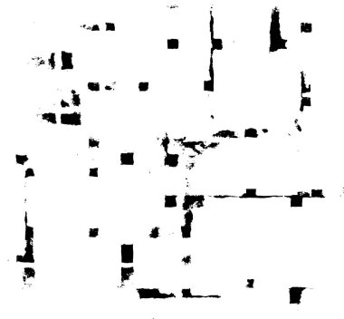 Tek renkli ağ benzersiz bir illüstrasyon. siyah ve beyaz tasarım.