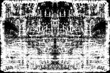 Tek renkli ağ benzersiz bir illüstrasyon. siyah ve beyaz tasarım.