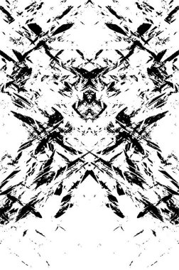 Tek renkli ağ benzersiz bir illüstrasyon. siyah ve beyaz tasarım.