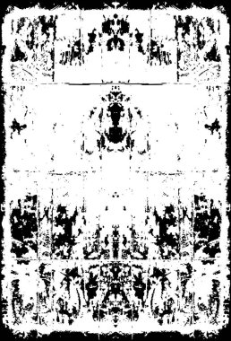 soyut siyah ve beyaz grunge şablonu, vektör illüstrasyonu