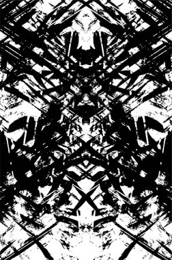 soyut siyah ve beyaz grunge şablonu, vektör illüstrasyonu