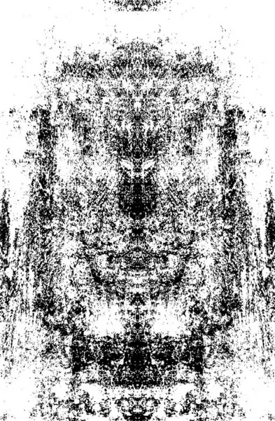 Ретро Рисунок Царапинами Черно Белая Поврежденная Поверхность — стоковый вектор