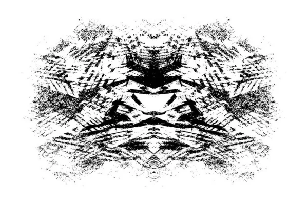Abstracte Achtergrond Afbeelding Zwart Wit Patroon Met Krassen — Stockvector