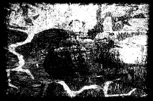 Abstracto Viejo Grunge Fondo Blanco Negro — Archivo Imágenes Vectoriales