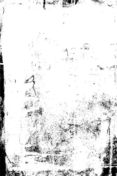 Abstract Retro Template Met Krassen Zwart Wit Beschadigd Oppervlak — Stockvector