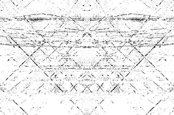 Old Grunge Texture Noire Blanche Sans Couture Old Grunge Texture — Image vectorielle