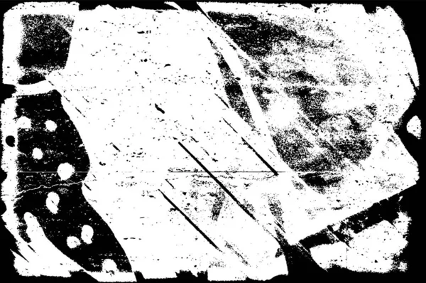 Oude Grunge Naadloze Zwart Wit Textuur Oude Grunge Naadloze Donkere — Stockvector