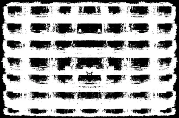 Oude Grunge Naadloze Zwart Wit Textuur Oude Grunge Naadloze Donkere — Stockvector