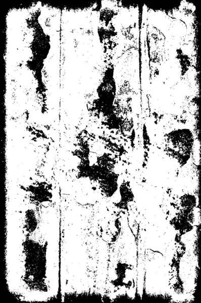 Abstract Oppervlak Met Krassen Ruw Zwart Wit Achtergrond — Stockvector