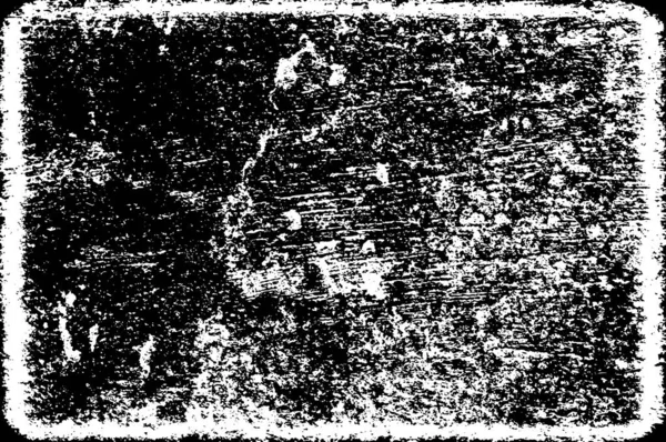 有划痕的抽象表面 粗糙的黑色和白色背景 — 图库矢量图片