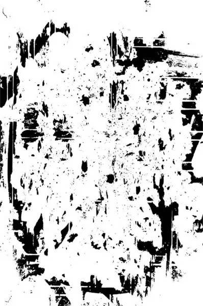 Старомодная Черно Белая Текстура Старая Мрачная Текстура Образец Старого Накладываемого — стоковый вектор