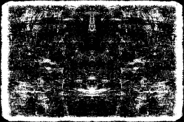 Абстрактні Вінтажні Шпалери Чорно Білі Подряпини Плямами Пошкоджена Поверхня — стоковий вектор