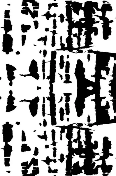 Abstraktní Archivní Tapety Černé Bílé Škrábance Skvrnami Poškozený Povrch — Stockový vektor