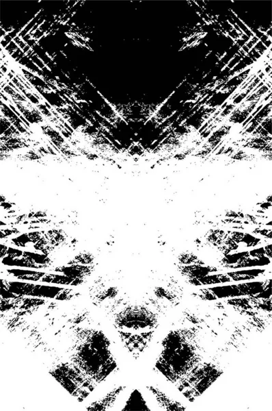 Fond Noir Blanc Rugueux Modèle Avec Rayures Taches — Image vectorielle