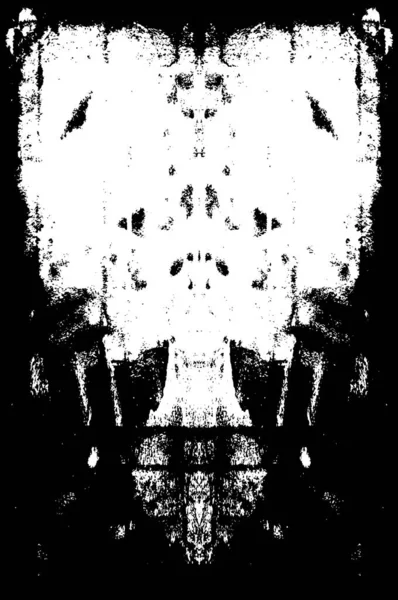 Грубий Чорно Білий Фон Візерунок Подряпинами Плямами — стоковий вектор