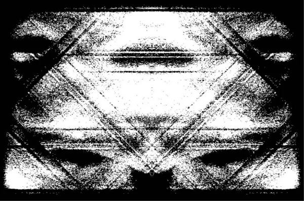 Contexte Abstrait Motif Avec Rayures Taches Illustration Noir Blanc — Image vectorielle