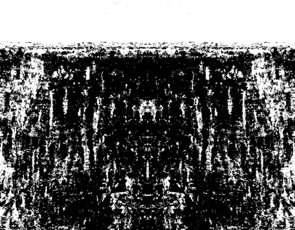 Grunge Black White Pattern Monochrome Particles Abstract Texture Background Cracks — Stok Vektör