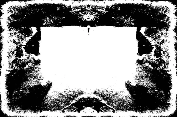 Grunge Black White Pattern Monochrome Particles Abstract Texture Background Cracks —  Vetores de Stock