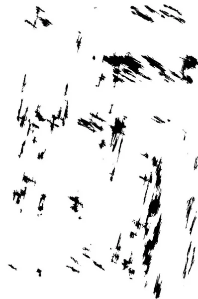 Ασπρόμαυρη Απεικόνιση Αφηρημένο Μονόχρωμο Φόντο Μοτίβο Γρατζουνιές Και Λεκέδες — Διανυσματικό Αρχείο