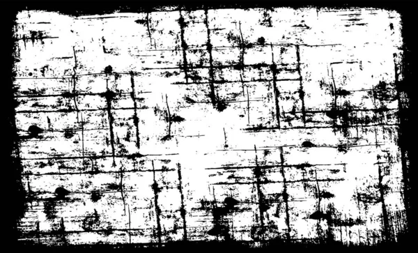 Illustration Noir Blanc Résumé Fond Monochrome Modèle Avec Rayures Taches — Image vectorielle