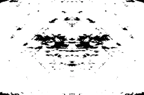 Rough Black White Texture Vector Distressed Overlay Texture Grunge Background — Stok Vektör