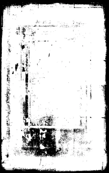 Rough Black White Texture Vector Distressed Overlay Texture Grunge Background — Archivo Imágenes Vectoriales