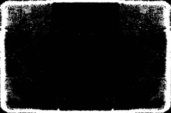 Rough Black White Texture Vector Distressed Overlay Texture Grunge Background — Image vectorielle