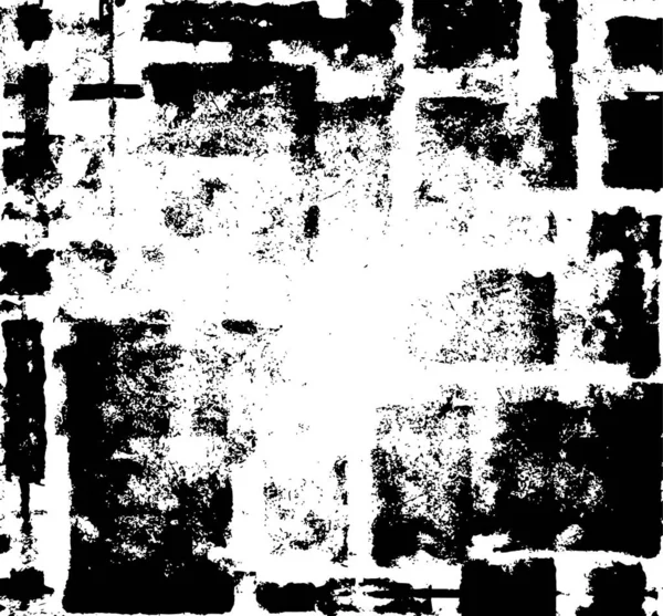 Rough Black White Texture Vector Distressed Overlay Texture Grunge Background —  Vetores de Stock