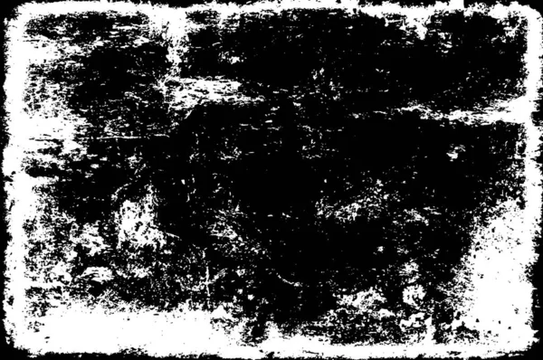 Siyah Beyaz Grunge Arka Planı Kentsel Tarzdaki Soyut Kirli Desen — Stok Vektör